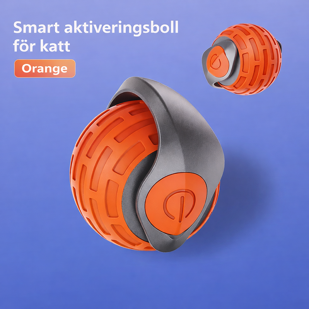 Interaktiv automatisk kattleksaksboll