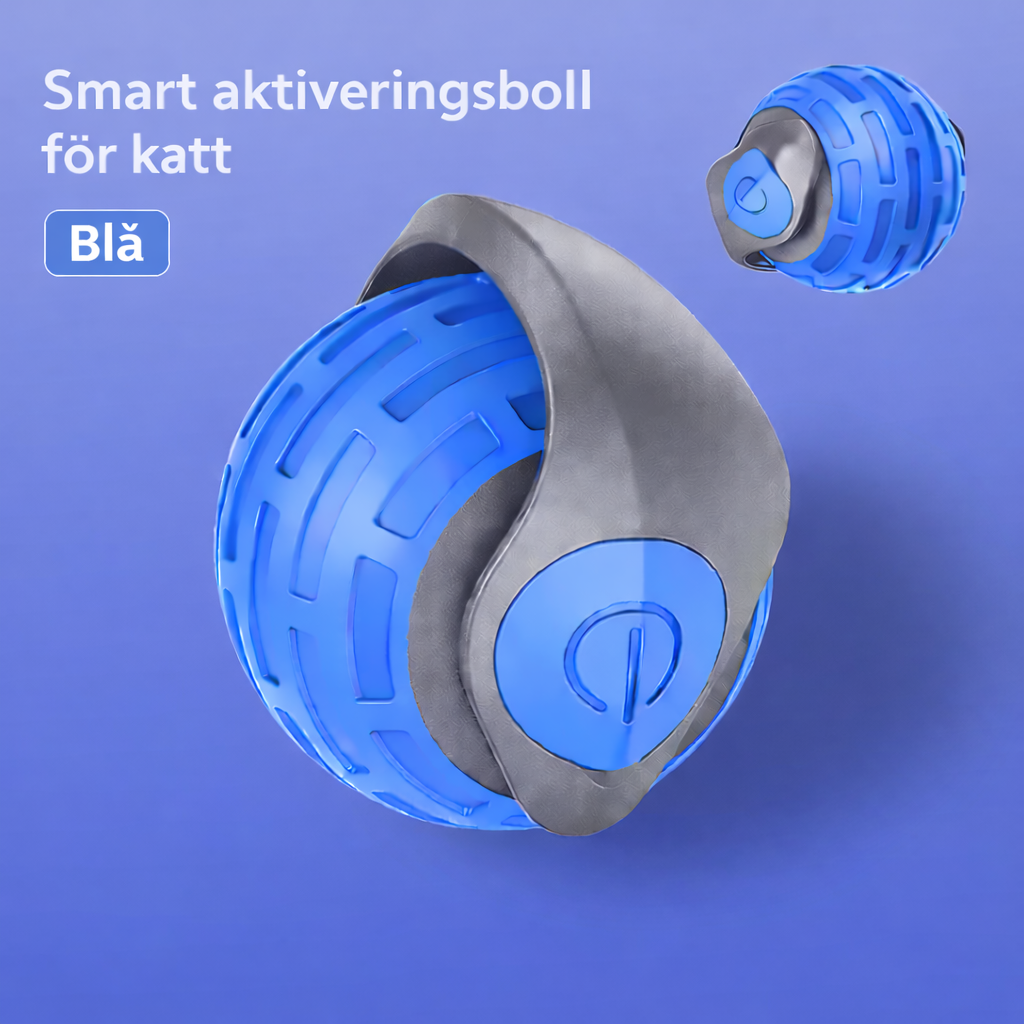 Interaktiv automatisk kattleksaksboll