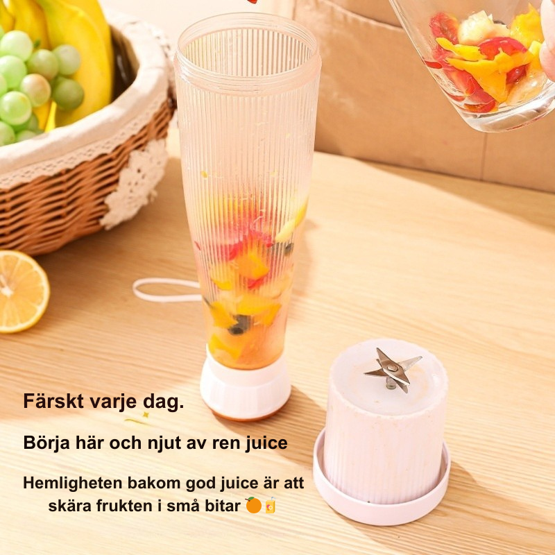 Bärbar elektrisk juicepress & mixer