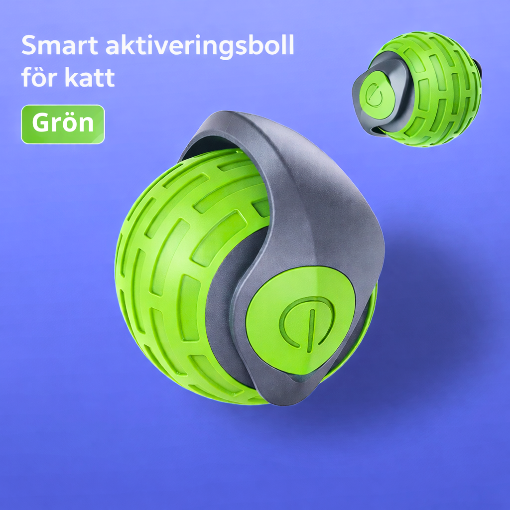 Interaktiv automatisk kattleksaksboll