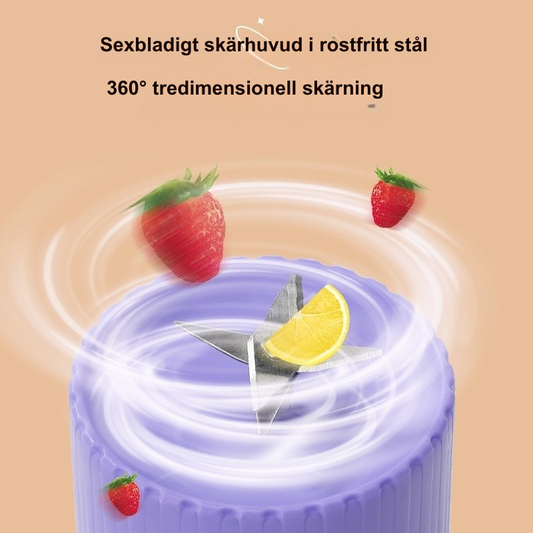 Bärbar elektrisk juicepress & mixer